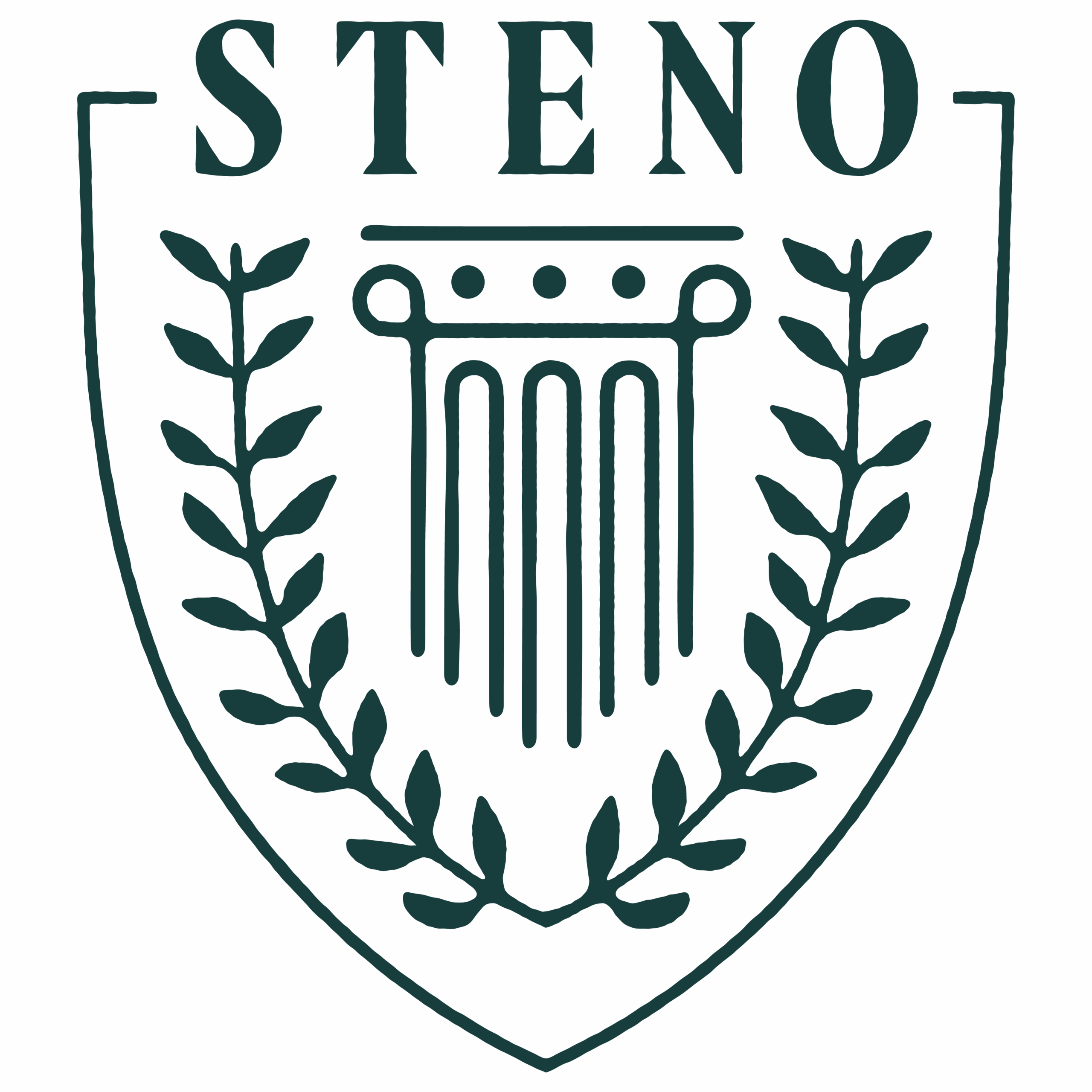 •Steno_Shield_Logo_Dark_Green